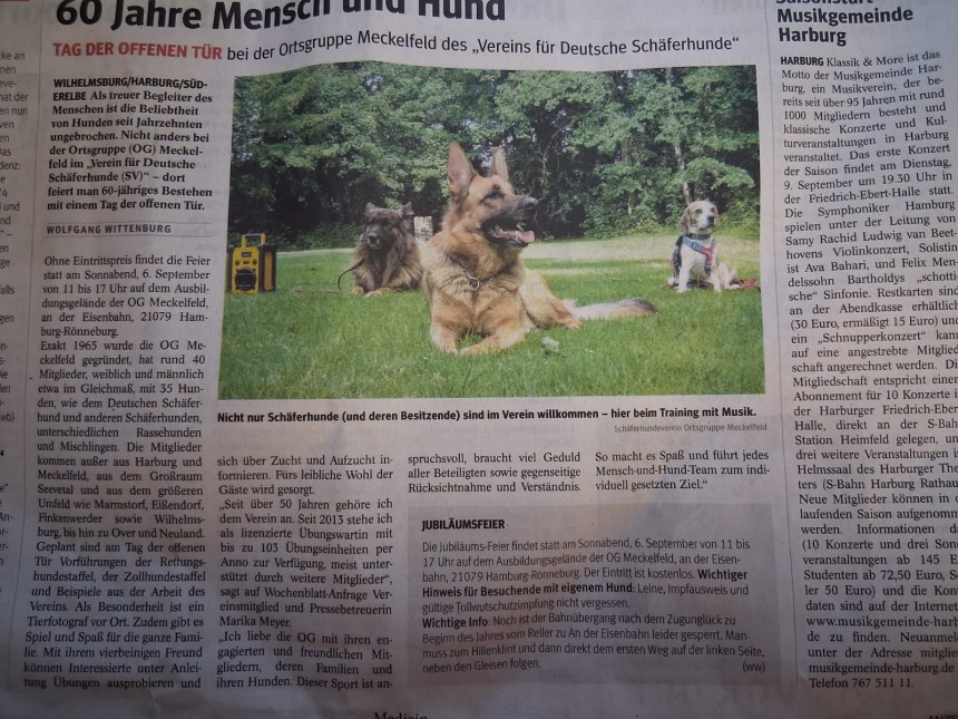 Jetzt werden wir bekannt